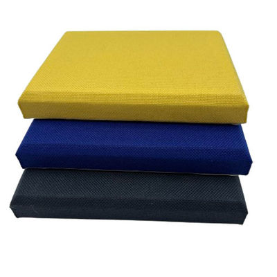 25mm  / 50mm Fabric Acoustic Panel Polyester Fiber Fabric Wrapped Sound Panels For Gym