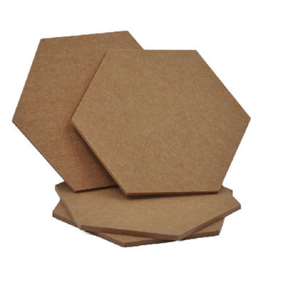 PET Sound Absorbing Hexagon Acoustic Panels For Home Office Classroom Wall