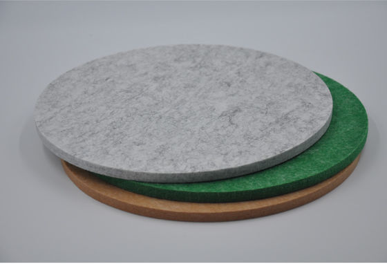 9mm / 12mm PET Customized Acoustic Panels Carved For Home School Wall