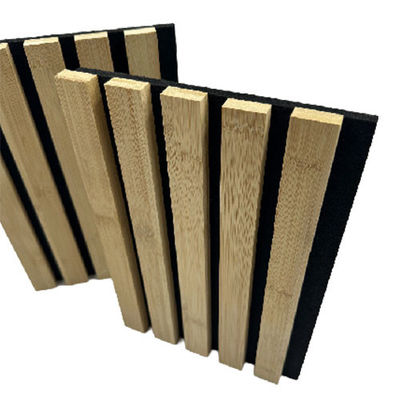 21mm Natrual Wood Veneer Wooden Grille Acoustic Wall Panel Solid Wood MDF