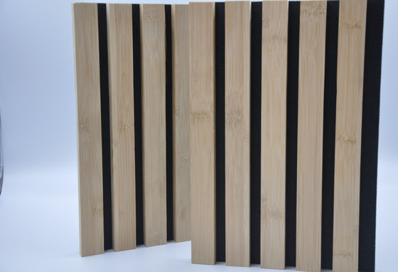 21mm Natrual Wood Veneer Wooden Grille Acoustic Wall Panel Solid Wood MDF