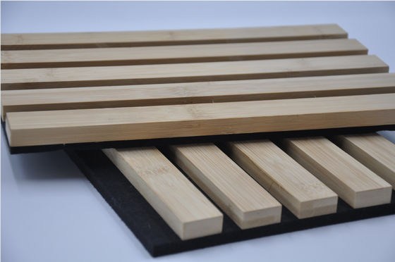 21mm Natrual Wood Veneer Wooden Grille Acoustic Wall Panel Solid Wood MDF