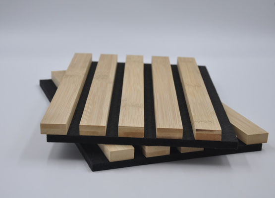 21mm Interior Acoustic Slat Wood Panels Sound Insulation Wall Panelling