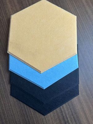 Multi Color Sound Insulation Square Acoustic Panels Interior Wall Fireproof Acoustic Panel