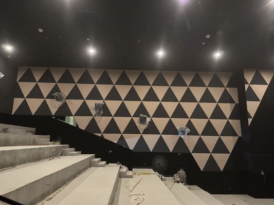 Office Felt Acoustic Panels For Walls And Ceilings 2420x1220mm Customized
