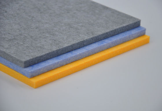 Polyester Fiber Acoustic Square Panels Felt Sound Dampening Wall Board