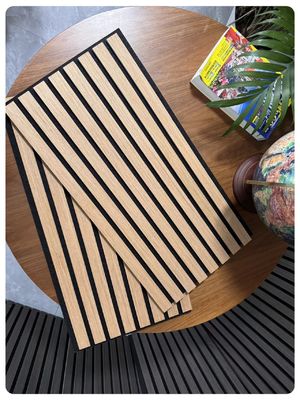 2400 X 605mm Wood Akupanel Customizable For Home Conference Room Theater