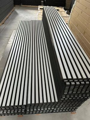 Eco Friendly Acupanel Slat Wall Soundproof Veneer Wood Slat Acoustic Wall Panels