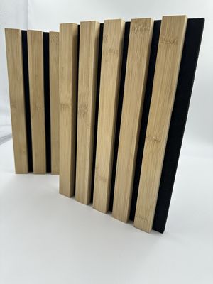 High Density Natural Bamboo Akupanel Sound Absorption Acoustic Wood Wall Panel