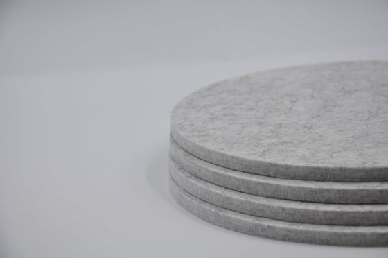 Customized PET Round Acoustic Panels Soundproofing Board For Wall And Ceiling