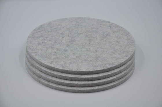 Customized PET Round Acoustic Panels Soundproofing Board For Wall And Ceiling