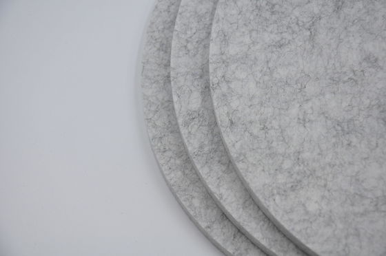 Customized PET Round Acoustic Panels Soundproofing Board For Wall And Ceiling
