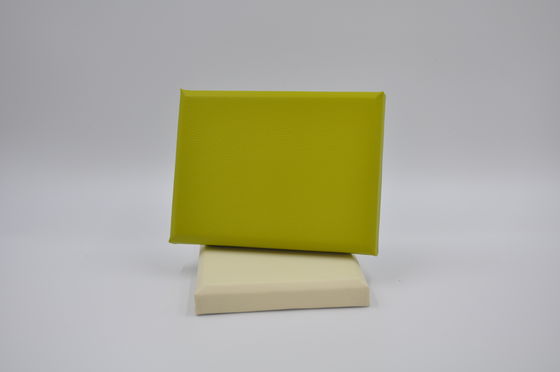 Eco Friendly Fabric Acoustic Panel Polyester Cloth Fiber Glass Wool For Conference Room