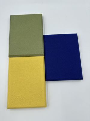 Fiberglass Polyester Fiber Fabric Wrapped Acoustic Panels For Home Theater