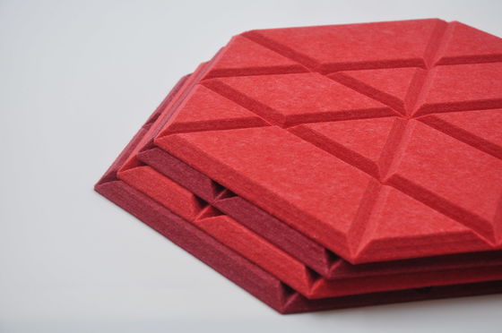 0.85 Average Sound Absorption Coefficient Pet Sound Acoustic Panel For Quiet Comfortable Communication In High End Commercial Places