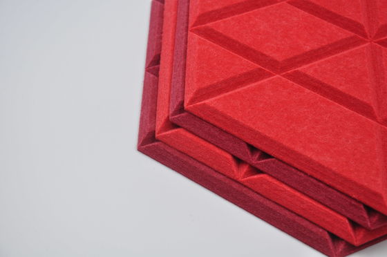 0.85 Average Sound Absorption Coefficient Pet Sound Acoustic Panel For Quiet Comfortable Communication In High End Commercial Places