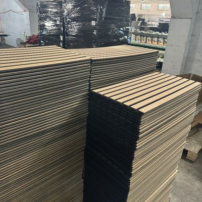 300 X 600 Mm Wood Acoustic Panels Oak Soundproof Wall Panels Interior Decoration For Home Office