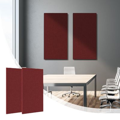 Customizable Polyester Fiber Fabric Sound Absorbing Board A1 / B1 Flame Retardant