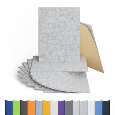 DIY Rectangle And Hexagon Acoustic Wall Panel For Home Decoration
