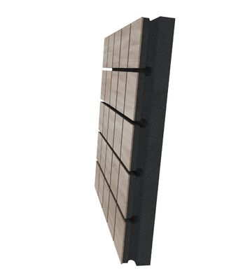 Polyester Fiber Soundproof Wall Boards Wood Slat Acoustic Panels for Inner Decoration