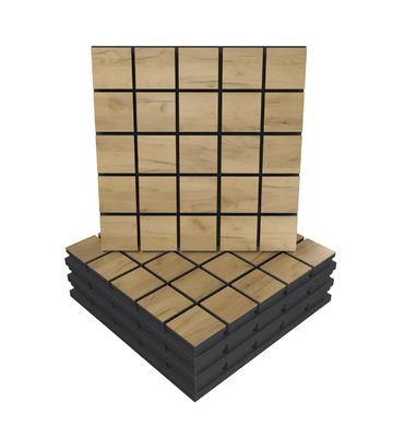 Polyester Fiber Soundproof Wall Boards and Wood Slat Acoustic Panels