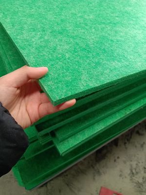 Soundproof Wall PET Acoustic Panels High Density Sound Dampening Panels Square