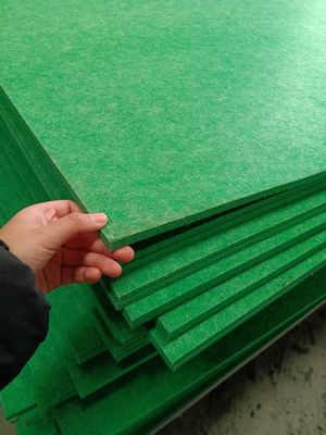 Recycled PET Acoustic Wall Panels 9mm Soundproof Polyester Fiber Boards For Interior Design