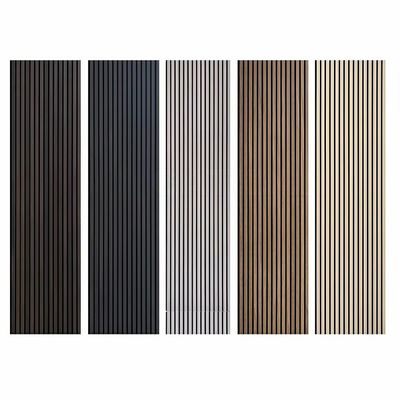 Oak Sound Proof Board Free Sample Slat Wall Acoustic Panels