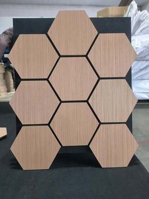 OEM ODM Wood Veneer Acoustic Panels 10mm Thickness