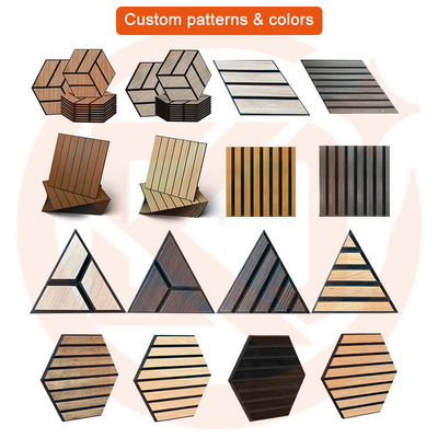 Modern 3D design of sound-insulating hexagonal soundproof wall panels for sound insulation