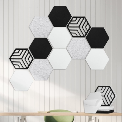 Wholesale Supplier Hexagon PET Sound Absorber Board