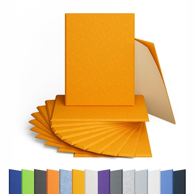 Polyester fiber panel 48 different colors are available for customizing patterns