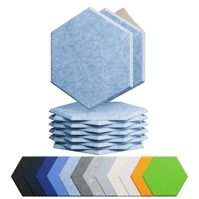 Polyester fiber panel 48 different colors are available for customizing patterns