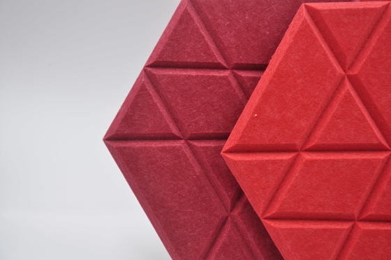 Fireproof 100% Polyester Fiber Sound-absorbing Board Wholesale Soundproof Wall Panels  Felt Sound Absorbing Board PET Acoustic Panels