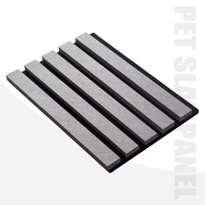 A wooden soundproof panel made from polyester fibers and wood boards, with a soundproofing effect exceeding 90%.