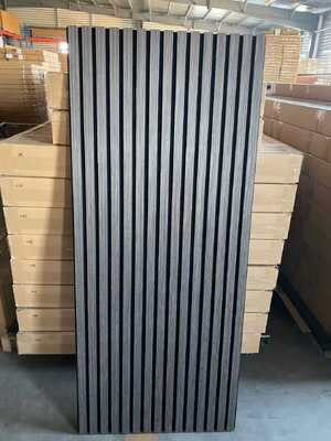 Acoustic Wood Slat Panels Custom Slat Spacing NRC>0.85 for Boutique Offices Statement Home Walls Easy DIY Install