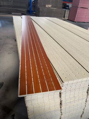 Multilayer Solid Wood Acoustic Panel for Luxury Residential Living Room Background Wall E0 Grade CE Certified Eco-friendly