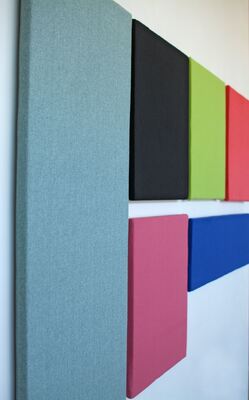 Fire Resistant Fabric Covered Acoustic Panel Suitable for Public Buildings Hotels Restaurants and Healthcare Facilities