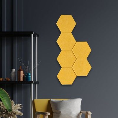 Hexagonal Acoustic Panel CATILAN PET Sound-absorption Panels High NRC 0.85 Custom Shape Class A And Class B Flame Retardancy