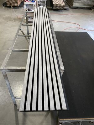 2750 X 320 Wooden Slat Acoustic Panel For Wall And Ceiling Sound Absorption Reduce Noise