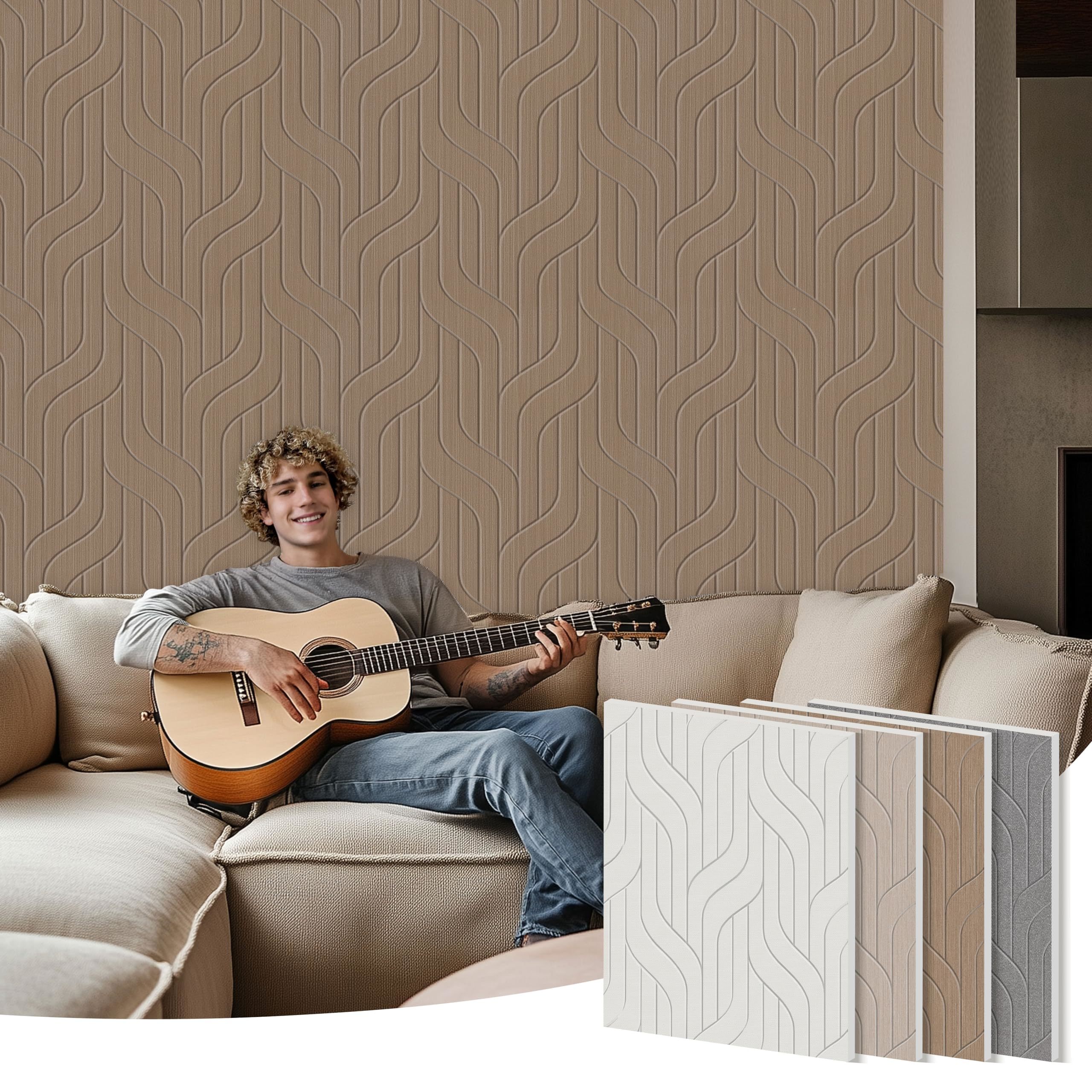 PET Soundproof Wall Panels - Eco-Friendly Acoustic Decoration