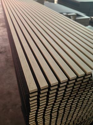 Customized Wood Akupanel Veneer MDF PET For Environmental Protection Grade E0