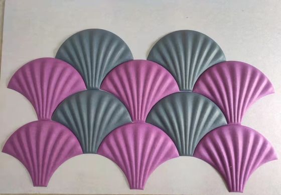 PET Carved Noise Depending Acoustic Panels Polyester Fiber Felt Soundproofing Panels