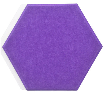 Wholesale Supplier Hexagon Polyester Fiber Customized Acoustic Panels Sound Absorbing Felt Panels