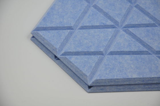 Multi Function Colorful Hexagon Sound Absorbing Panels PET Acoustic Sound Wall Panels