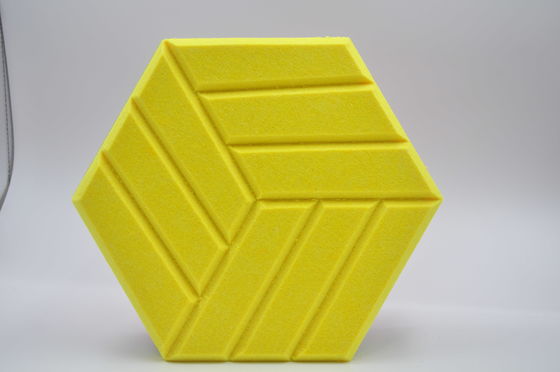 Modern Sound Control Hexagon Acoustic Panel For Residential Living Rooms