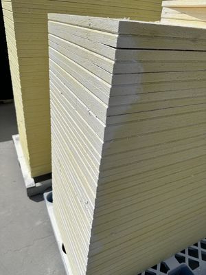 25mm Sound Absorbing Cotton Fabric Acoustic Panel Inner Core Yellow Fiberglass Cotton