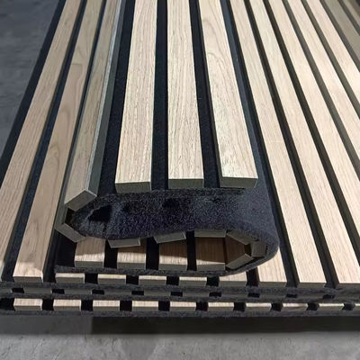 Flexible Wood Panel Acoustic Panels For Restaurant Hall Wall