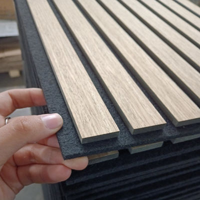 Experience Perfect Fusion of Style and Acoustic Absorption with Catilan Wood Akupanel in Space