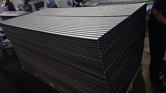 Decorative MDF Wood Grille Panel With Veneer Finish For Stylish Acoustic Treatment